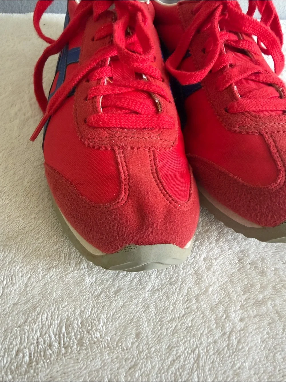 Onitsuka Tiger California 78 Casual Sneakers US3 Kids Red/Blue
